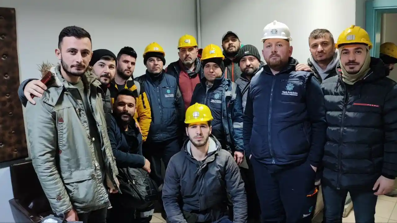 Amasyalı madenciler deprem bölgesine gidiyor