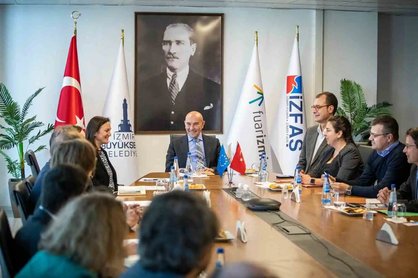 Başkan Soyer, AB heyetini ağırladı