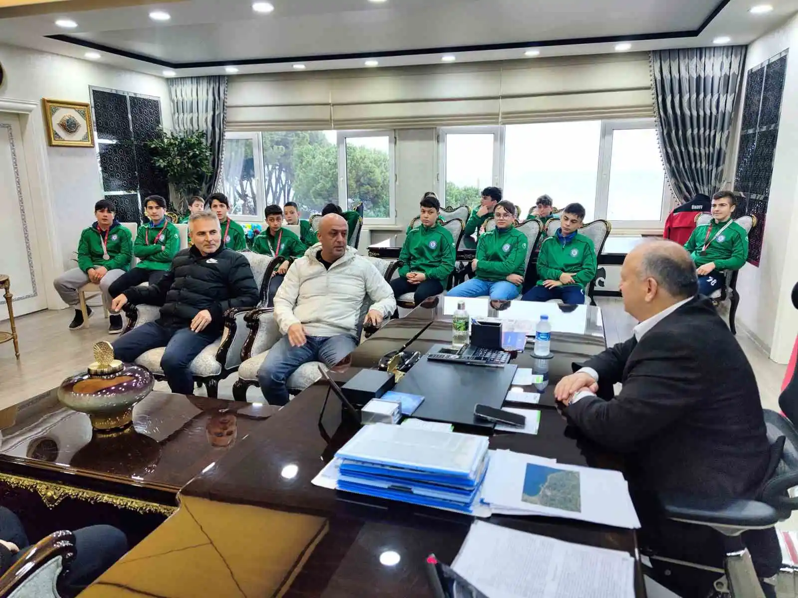 Başkan Tavlı: “Spora ve sporcuya her zaman destek vermeye çalışıyoruz”