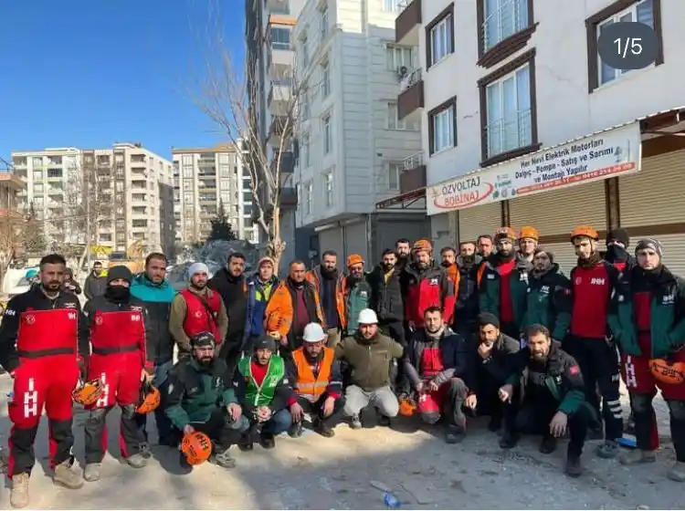 Bitlisli AFAD gönüllüleri bölgedeki görevini tamamladı