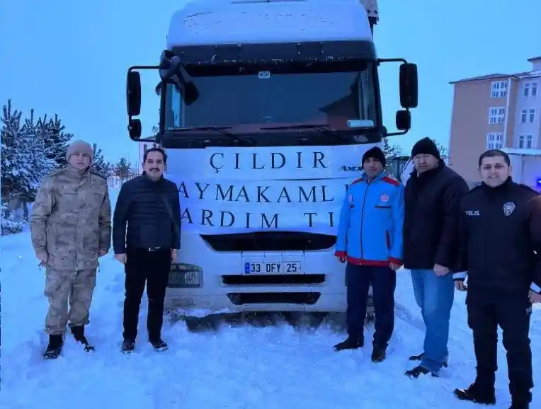 Çıldır'dan deprem bölgesine yardım eli