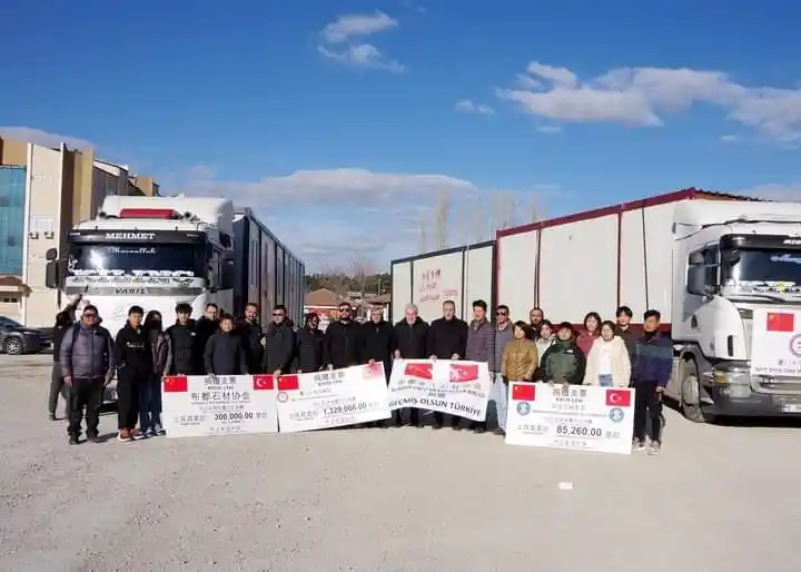 Çinlilerden depremzedelere 1 milyon 700 bin TL yardım