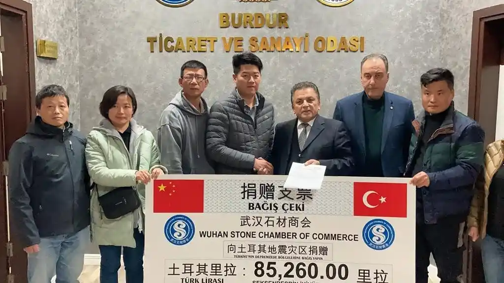 Çinlilerden depremzedelere 1 milyon 700 bin TL yardım