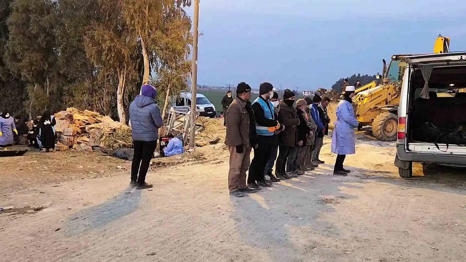 Denizli Valiliği, Hatay’da deprem mezarlığı kurdu