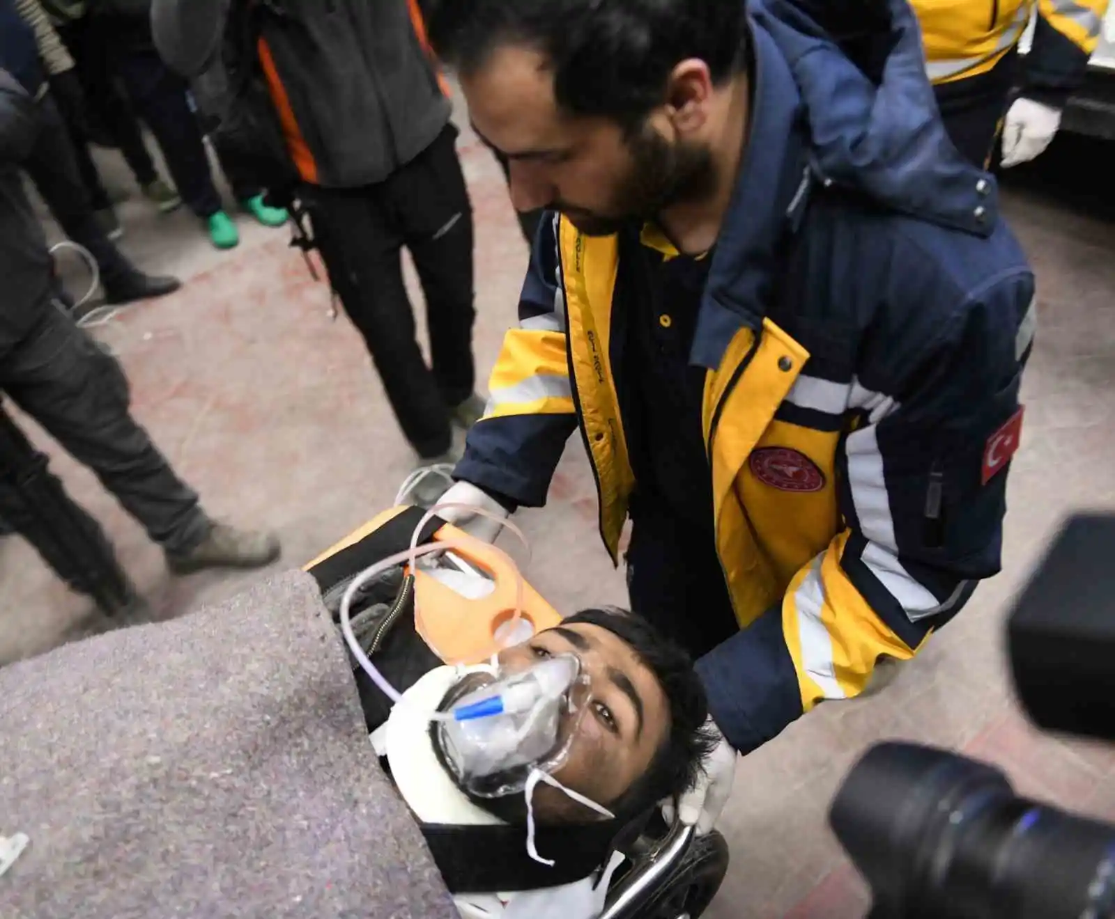 Depremden 260 ve 261 saat sonra inanılmaz kurtuluşların yaşandığı o hastane havadan görüntülendi