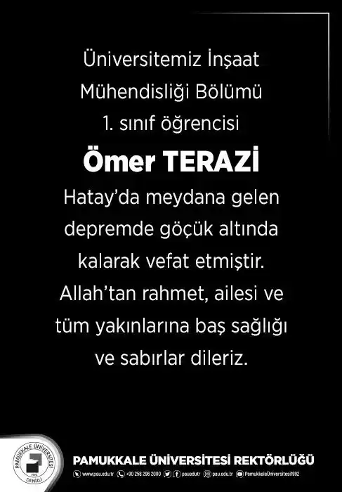 Depremin acı haberleri Denizli’ye ulaştı