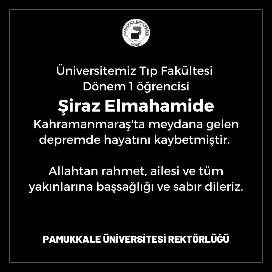 Depremin acı haberleri Denizli’ye ulaştı