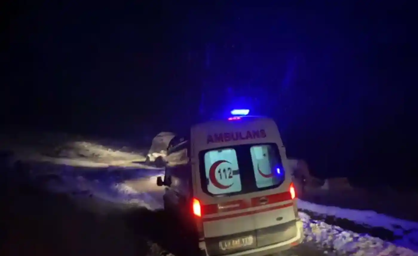 Ekipler hasta kadın için seferber oldu