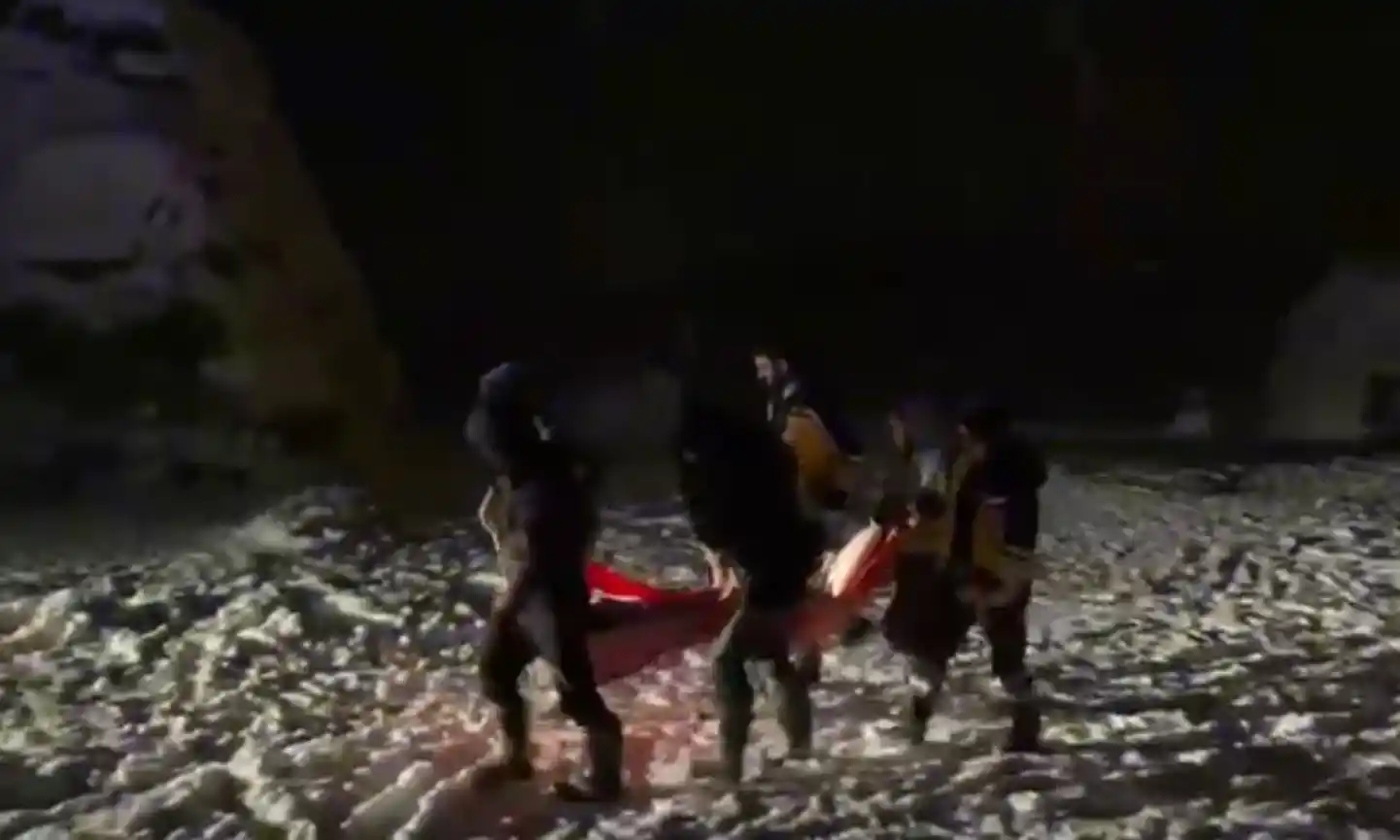 Ekipler hasta kadın için seferber oldu