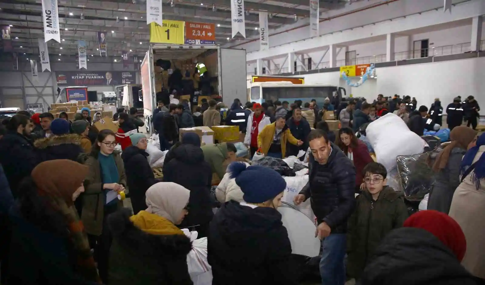 Erzurum felaket bölgesine adeta can simidi oldu