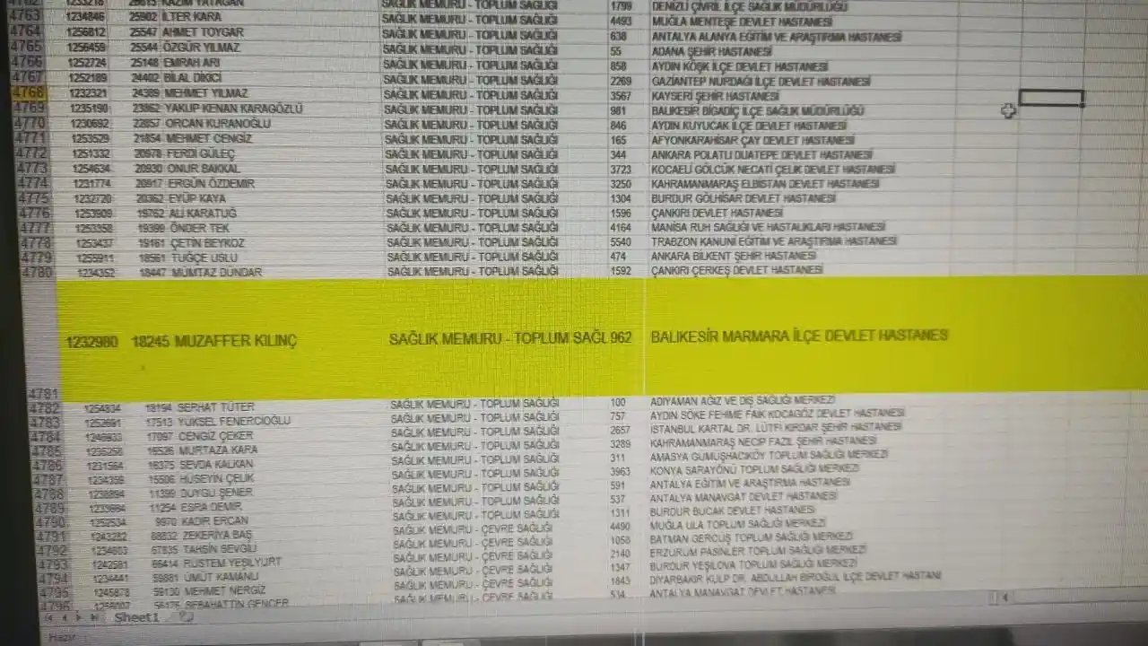 Fethiyeli sağlık memuru depreme son nöbetinde yakalandı
