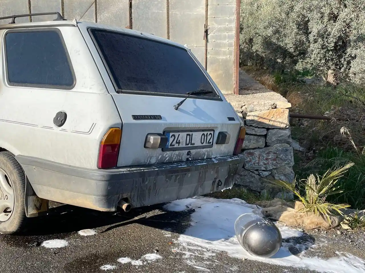 Gazipaşa’da motosikletle otomobilin çarpıştığı kazada araçlar alev aldı: 1 yaralı
