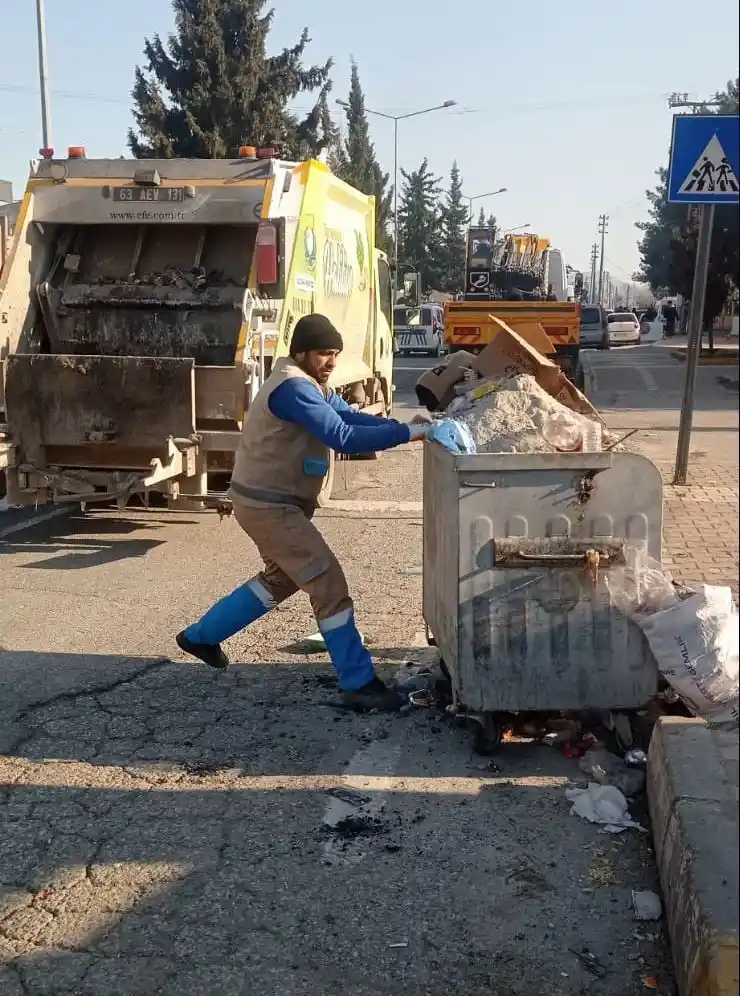 Haliliye'den Adıyaman'a temizlik desteği
