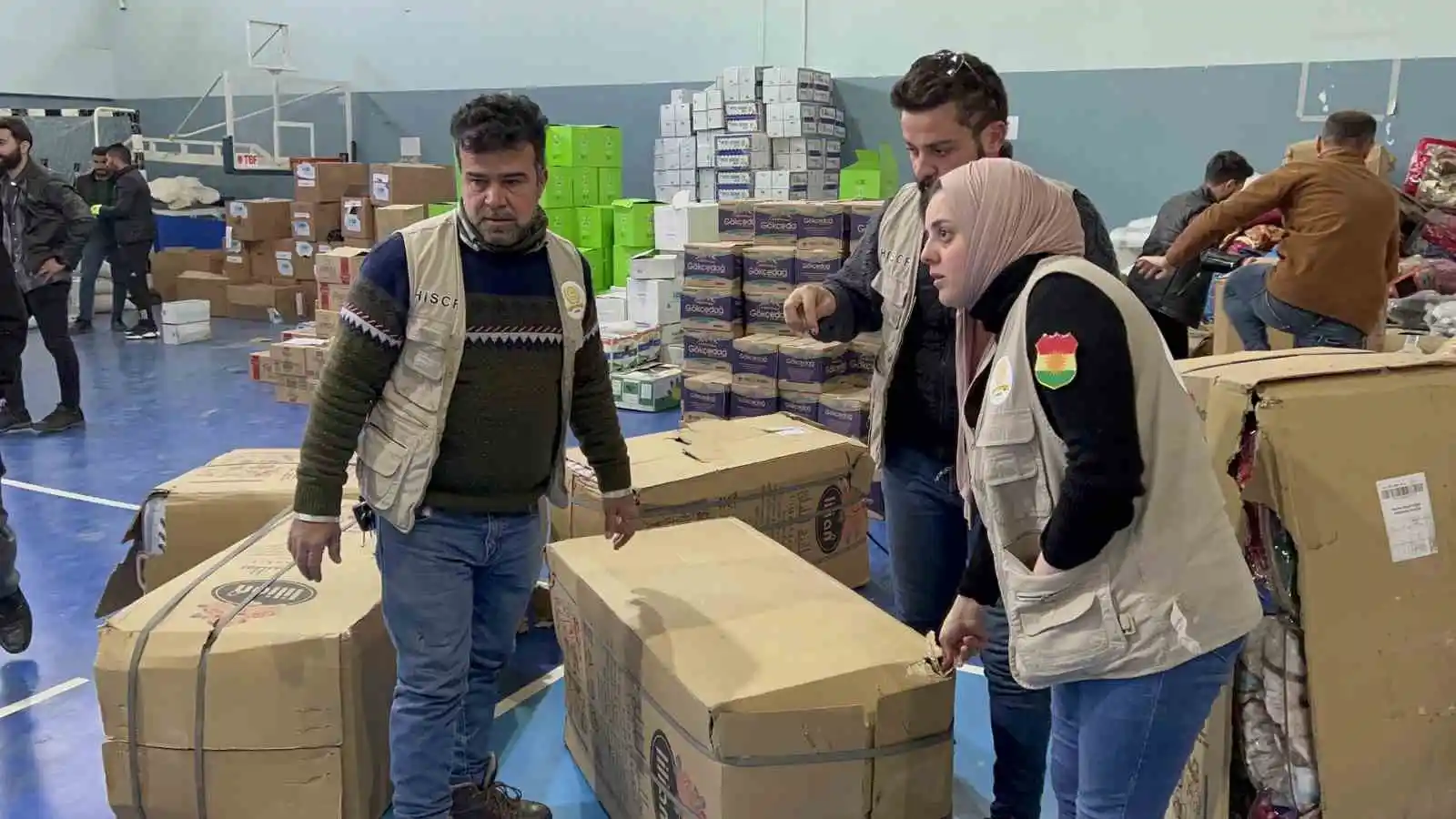 Irak Kürdistan Bölgesel Yönetimi’nden depremzedelere yardımlar gelmeye devam ediyor
