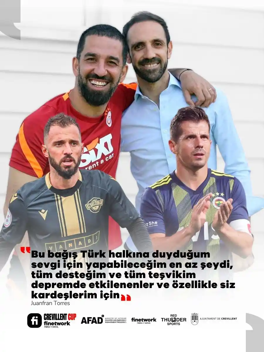 Juanfran, depremzedeler için yardım maçı düzenleyecek
