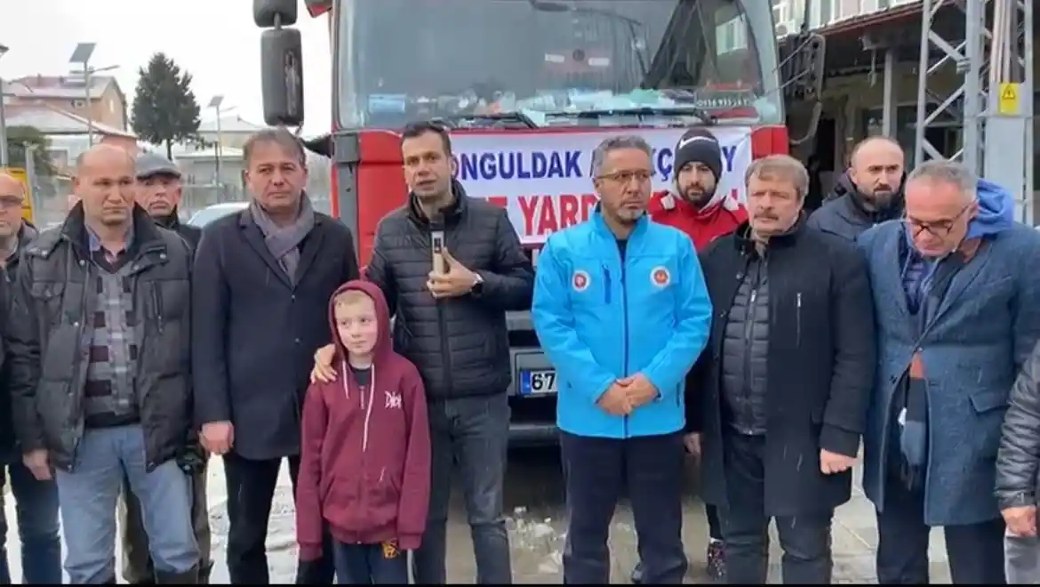 Kaymakam Aslan, "Sadece malzemelerle değil dualarımızla beraberiz"
