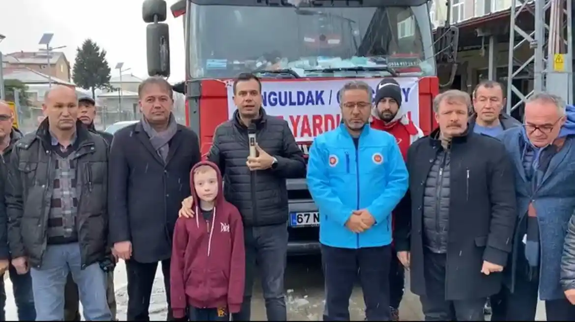 Kaymakam Aslan, “Sadece malzemelerle değil dualarımızla beraberiz”