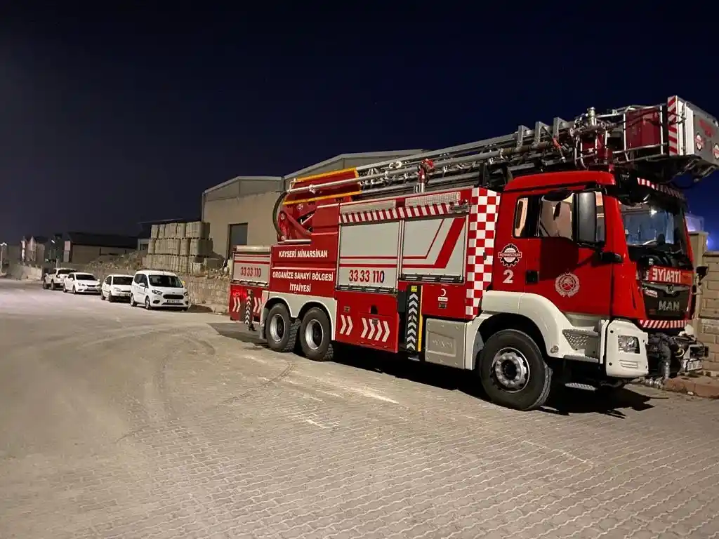 Kayseri İtfaiyesi 2023’ün ilk ayında 438 olaya müdahale etti
