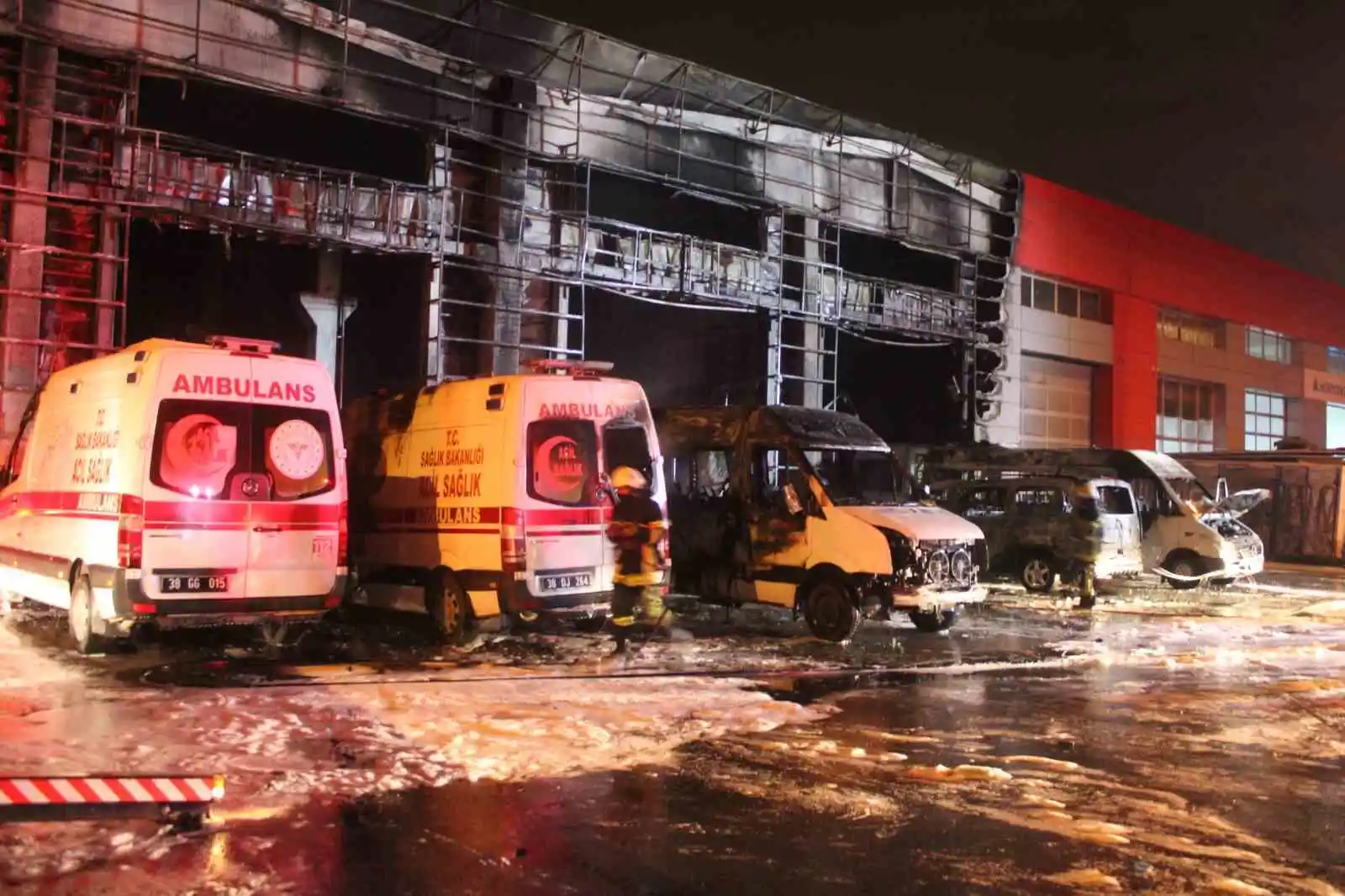 Kayseri İtfaiyesi 2023’ün ilk ayında 438 olaya müdahale etti