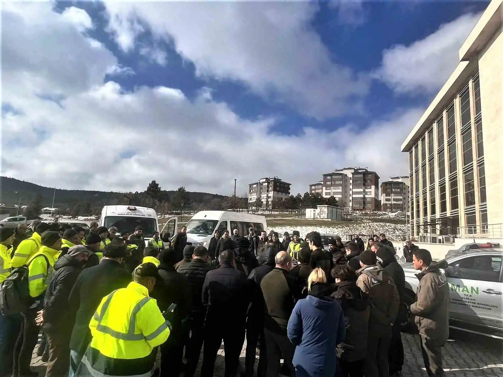 Kütahya OBM takviye ekibi deprem bölgesi yolunda