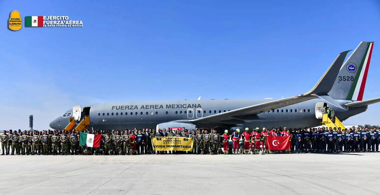 Meksikalı kurtarma ekipleri ülkelerine ulaştı