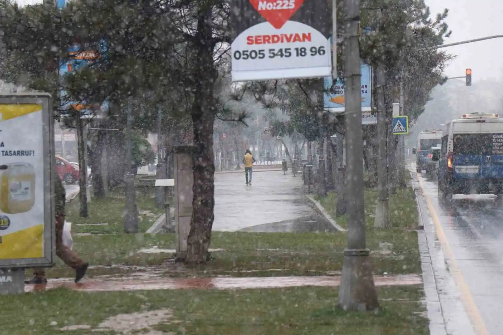 Sakarya’da kar yağışı etkili oluyor