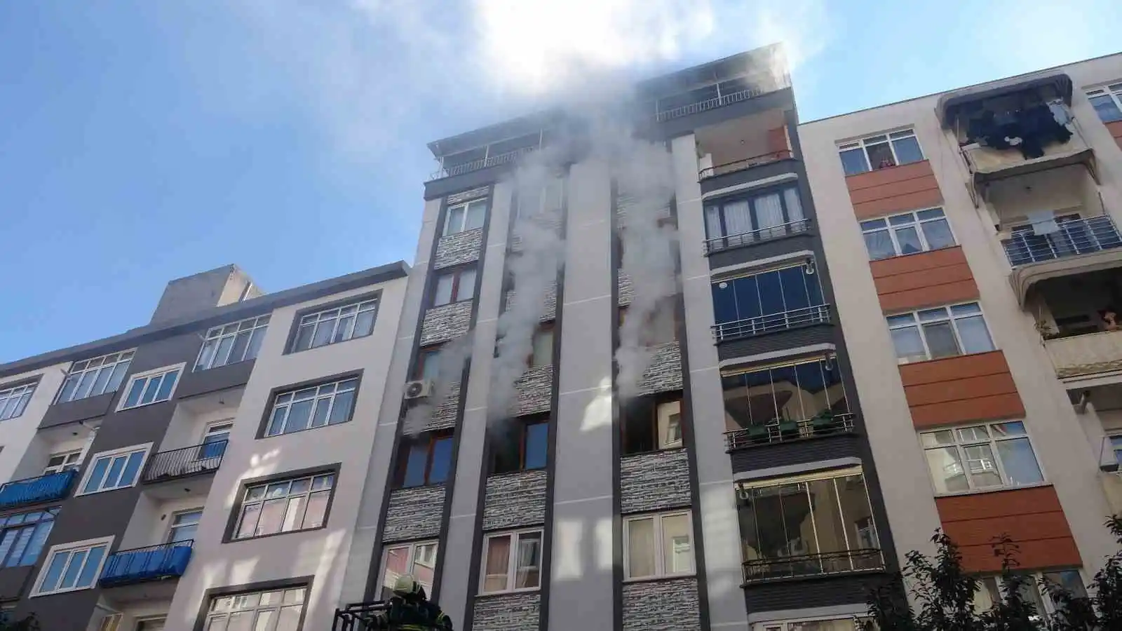 Samsun’da ev yangını