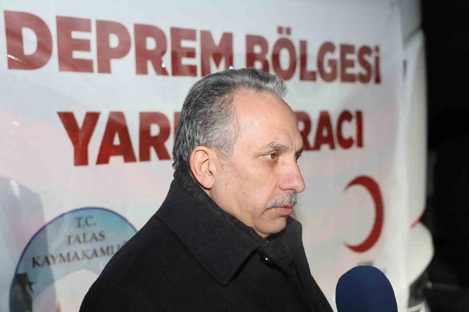 Talas'tan Deprem Bölgesine Gece Gündüz Yardım