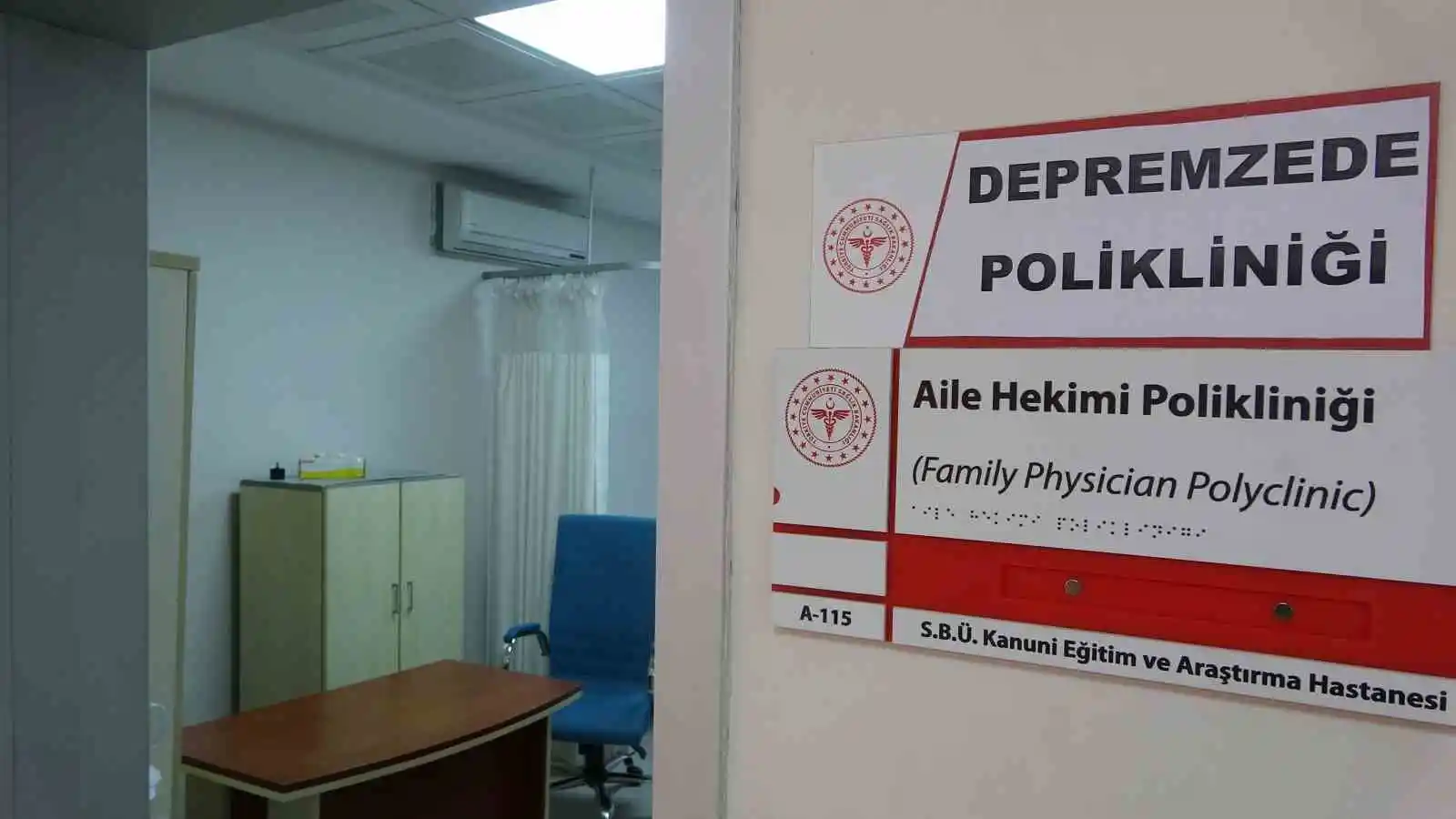 Trabzon’da depremzedeler için poliklinik hizmeti başlatıldı
