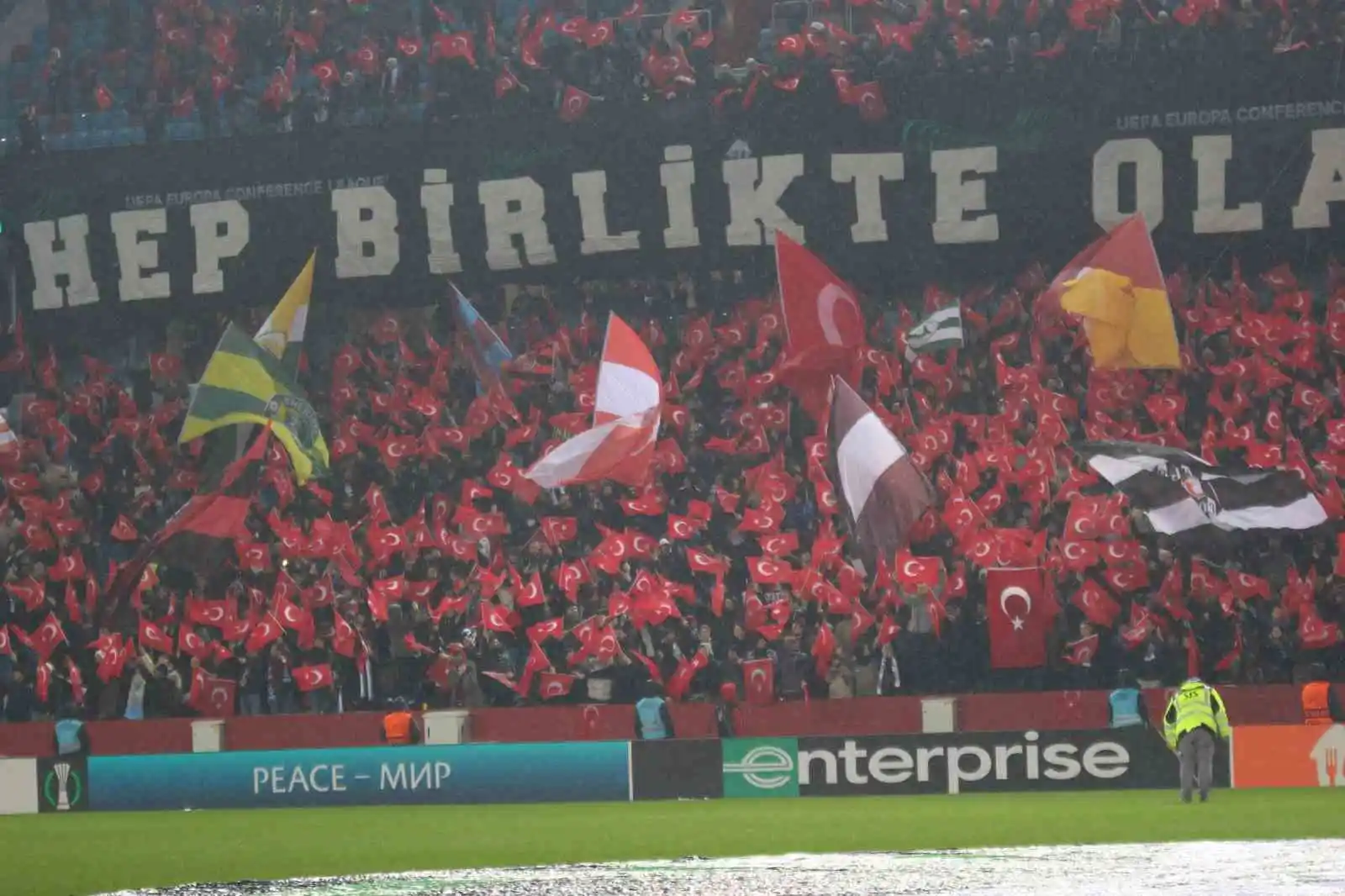 UEFA Avrupa Konferans Ligi: Trabzonspor: 0 - Basel: 0 (İlk yarı)