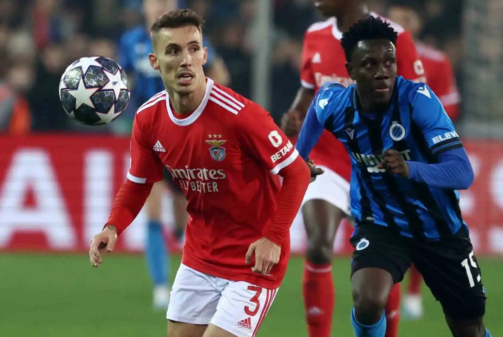 UEFA Şampiyonlar Ligi: Club Brugge: 0 - Benfica: 2
