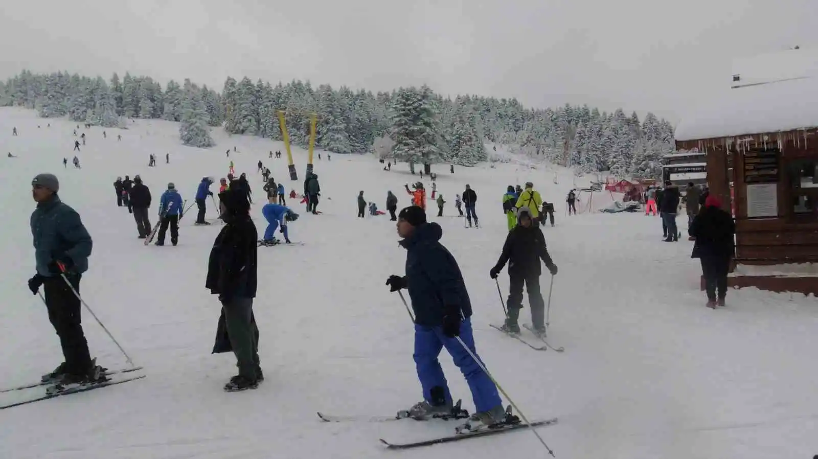 Uludağ'da kar bereketi
