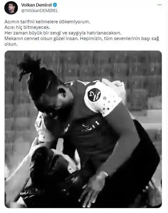 Volkan Demirel'den Atsu paylaşımı: "Acısı hiç bitmeyecek"