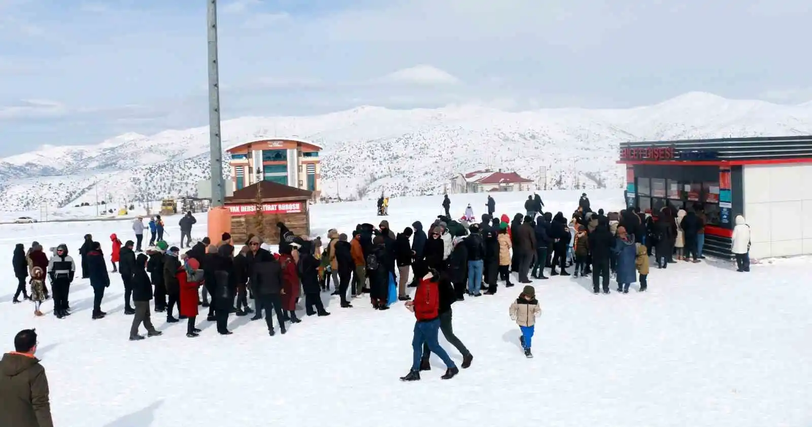 Yıldız Dağı’nda hafta sonu yoğunluğu