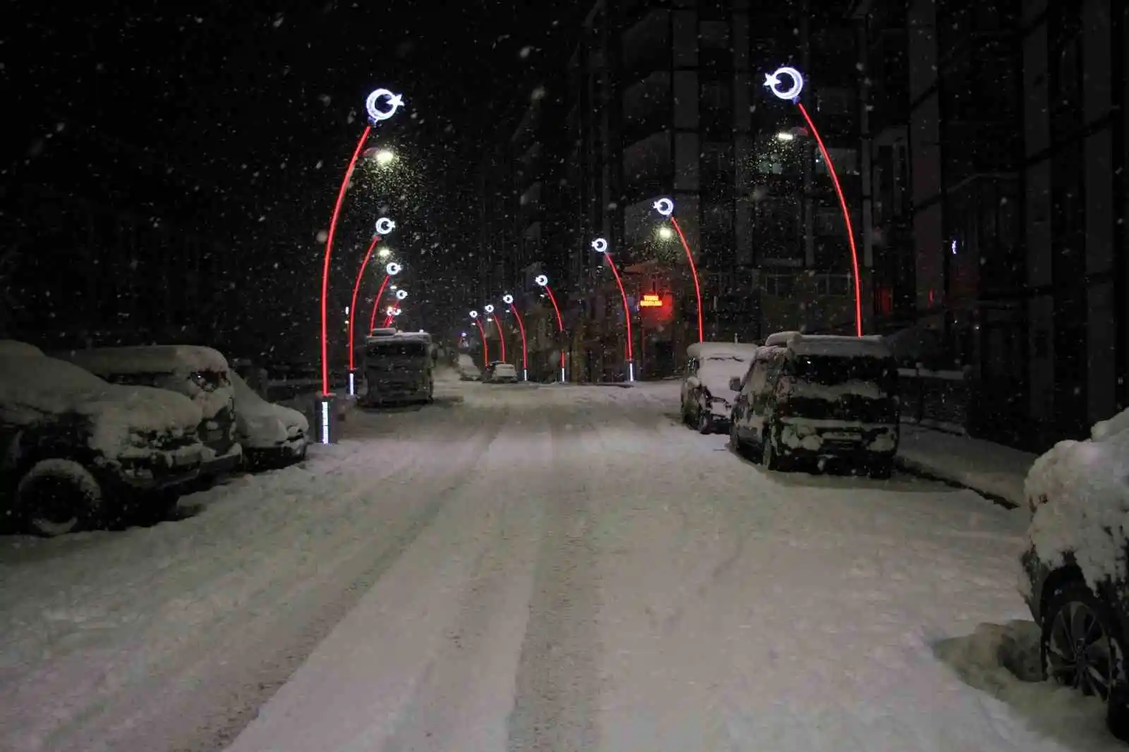 Yoğun kar yağışı Rize’yi etkisi altına aldı