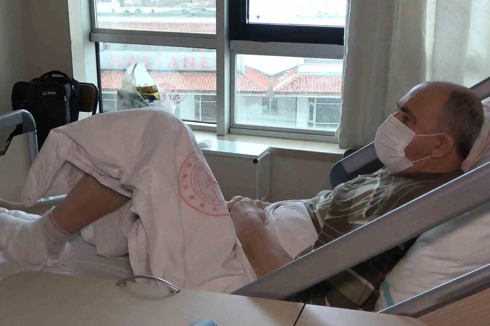 Ziyaret için gittiği oğlunun evinde depreme yakalanan vatandaş: