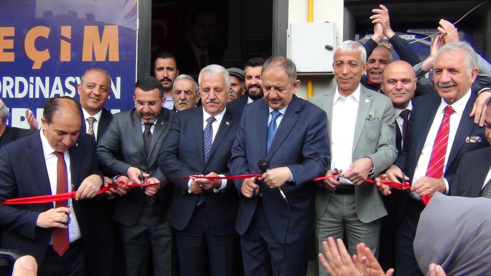 Özhaseki, partisinin Kars Seçim Koordinasyon Merkezini açtı