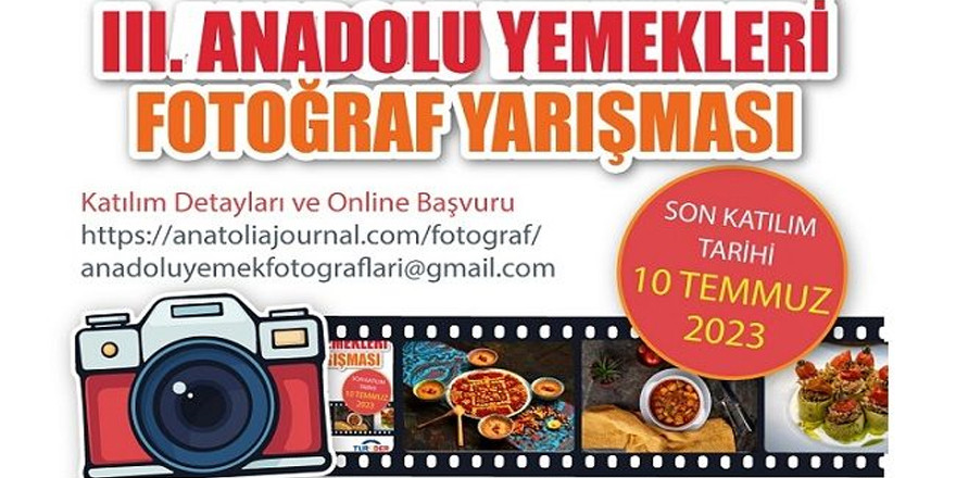 3. Anadolu Yemekleri fotoğraf yarışması