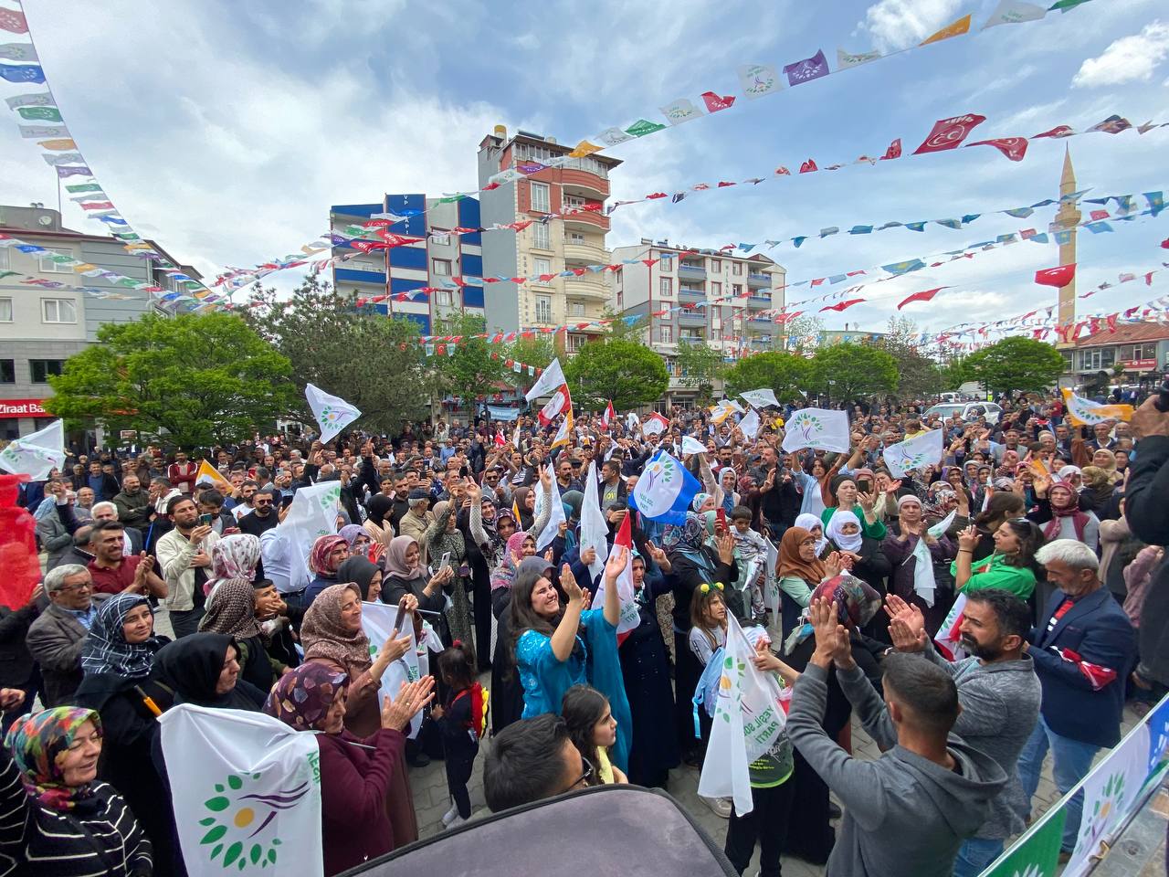 Kağızman'da Yeşil Sol Parti Rüzgarı Esti