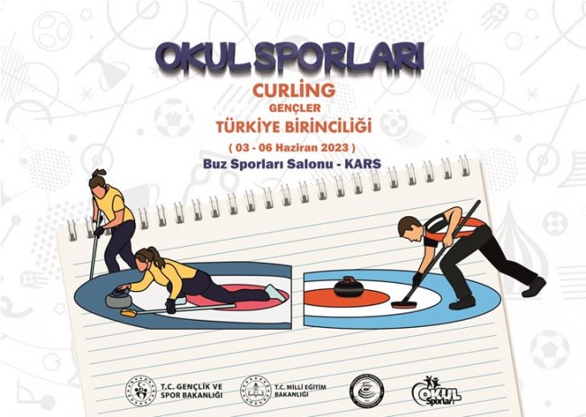 Kars'ta Curling heyecanı