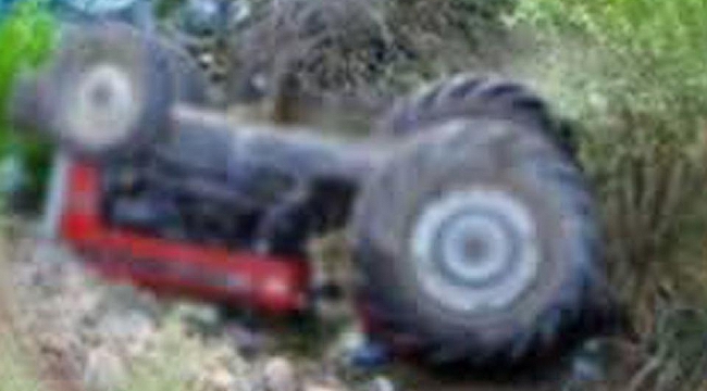Sarıkamış'ta devrilen traktör can aldı