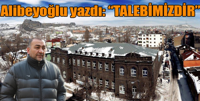 Alibeyoğlu yazdı: "Talebimizdir"