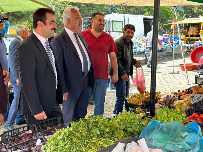 Kaymakam Akköz, ilçe esnafını ziyaret etti