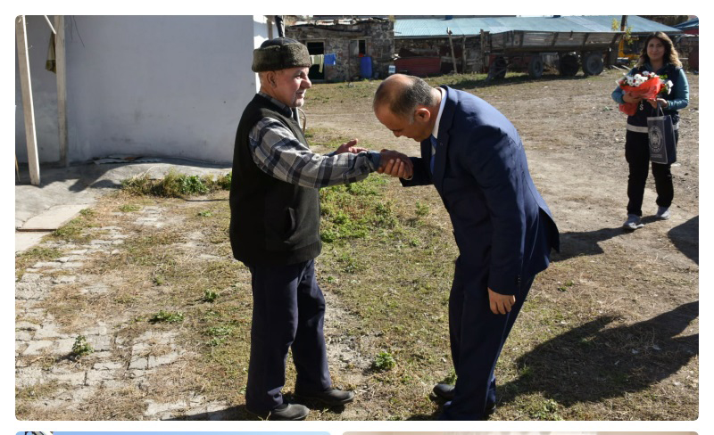 Saka Akyaka'da Şehit Ailesi'ni Ziyaret Etti