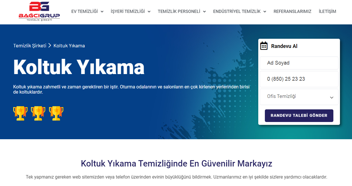 Koltuk Yıkama