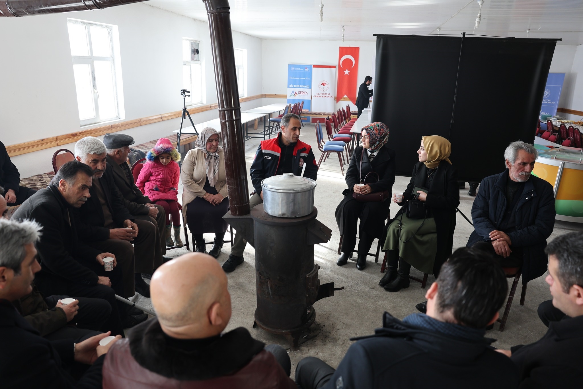 Tarım İl Müdürü Aydın, Koçulu ve ünlü şef Amani ile Boğatepe'de 