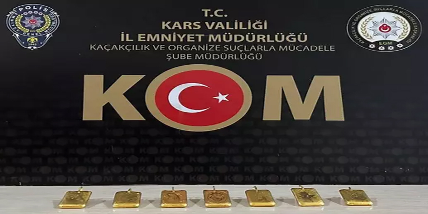 Kars'ta ayakkabıdan külçe külçe altın çıktı