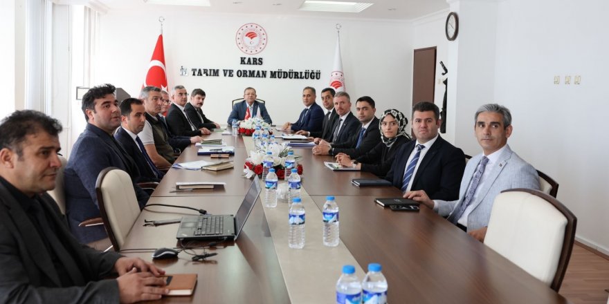 Kars'ta tarım koordinasyon toplantısı 