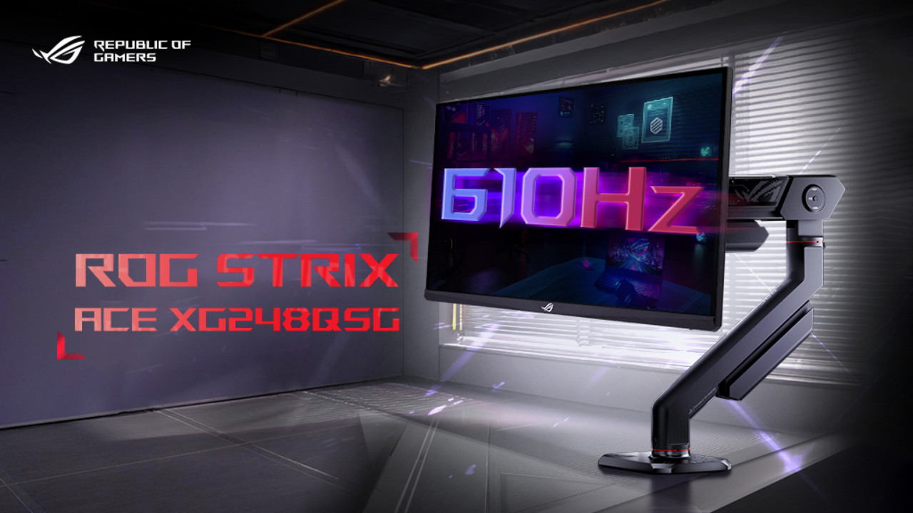 Asus'tan oyunculara dev sürpriz: Dünyanın ilk 610 Hz monitörü tanıtıldı! İşte özellikleri