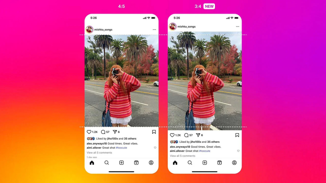 Instagram'da Fotoğraflar Artık Kırpılmayacak: Hangi Yeni En Boy Oranı Geldi?